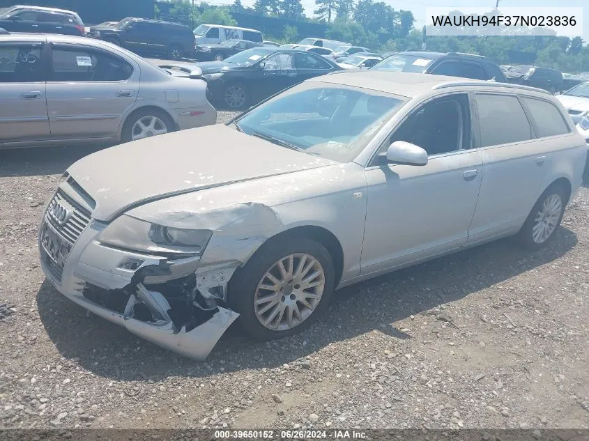 WAUKH94F37N023836 2007 Audi A6 3.2 Avant