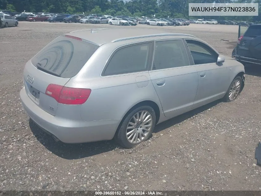 WAUKH94F37N023836 2007 Audi A6 3.2 Avant