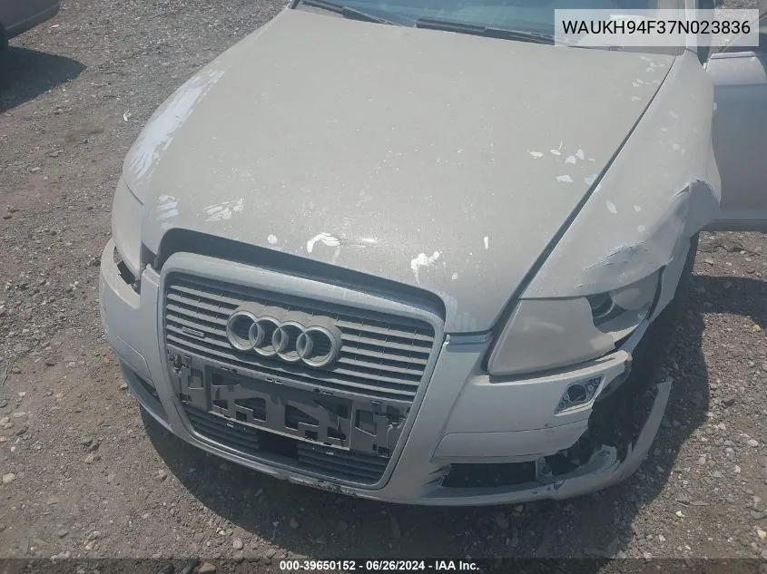 WAUKH94F37N023836 2007 Audi A6 3.2 Avant