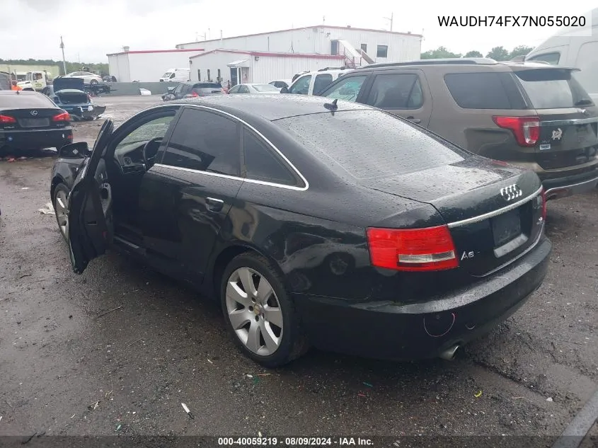 WAUDH74FX7N055020 2007 Audi A6 3.2