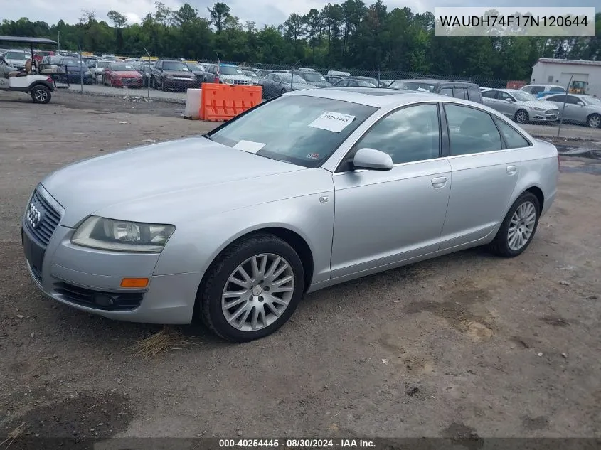 WAUDH74F17N120644 2007 Audi A6 3.2