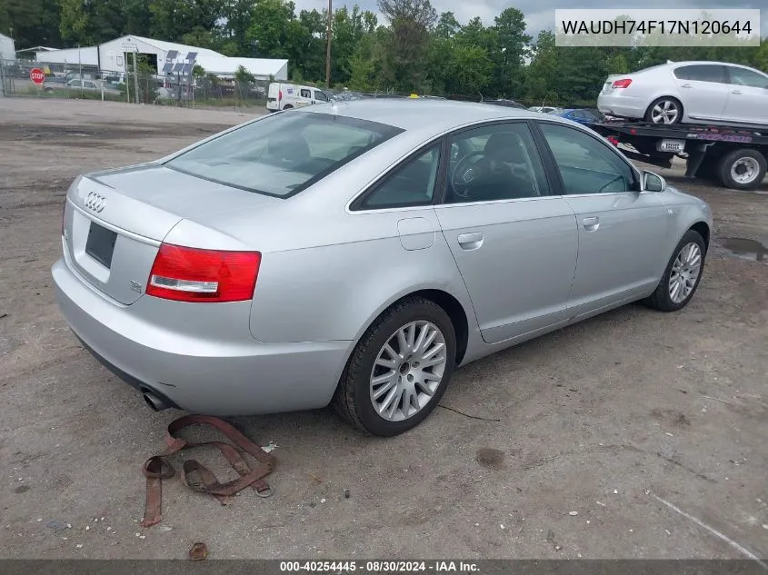 WAUDH74F17N120644 2007 Audi A6 3.2