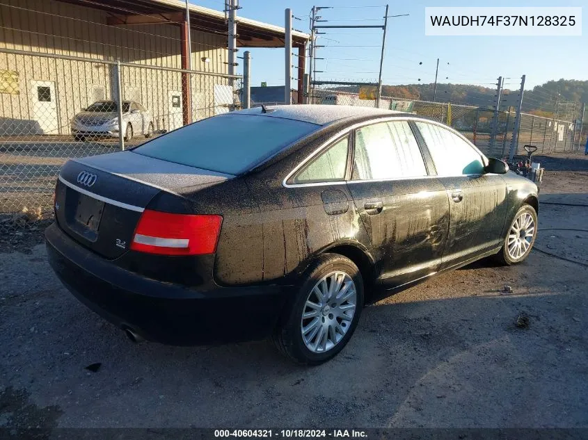 2007 Audi A6 3.2 VIN: WAUDH74F37N128325 Lot: 40604321