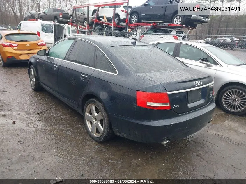 WAUDH74F48N031491 2008 Audi A6 3.2