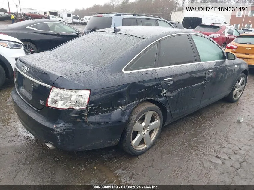 WAUDH74F48N031491 2008 Audi A6 3.2