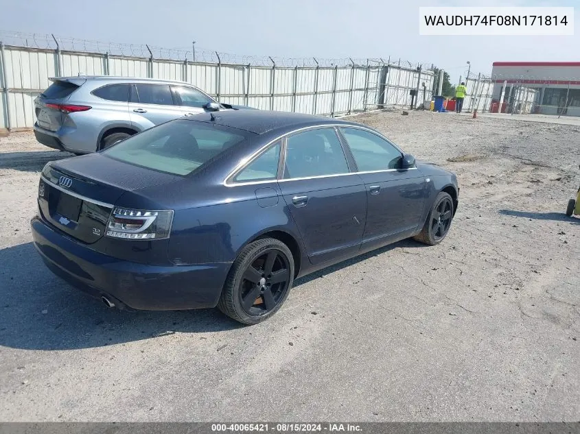 WAUDH74F08N171814 2008 Audi A6 3.2