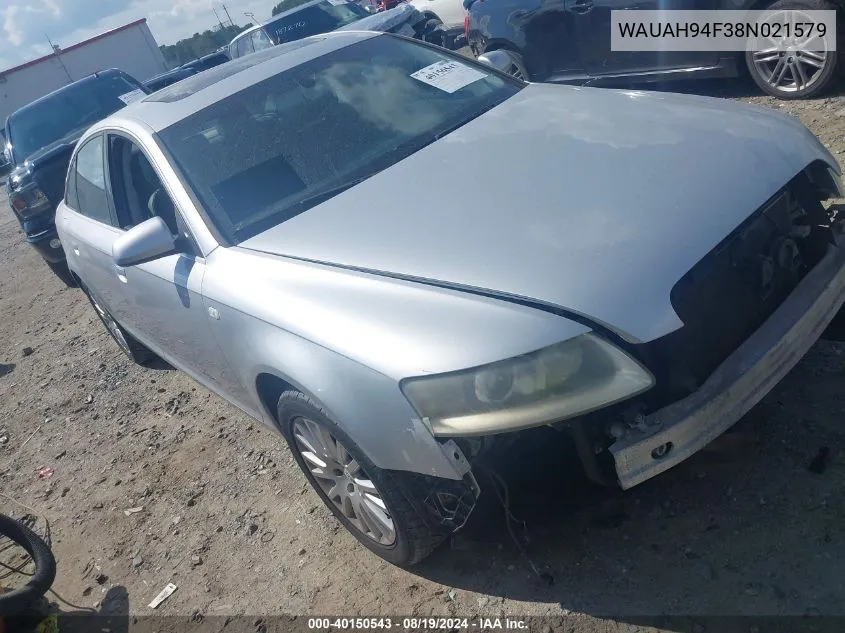 WAUAH94F38N021579 2008 Audi A6 3.2