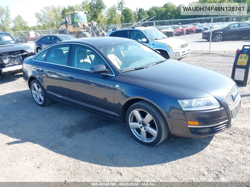 2008 Audi A6 3.2 VIN: WAUDH74F48N128741 Lot: 40245390