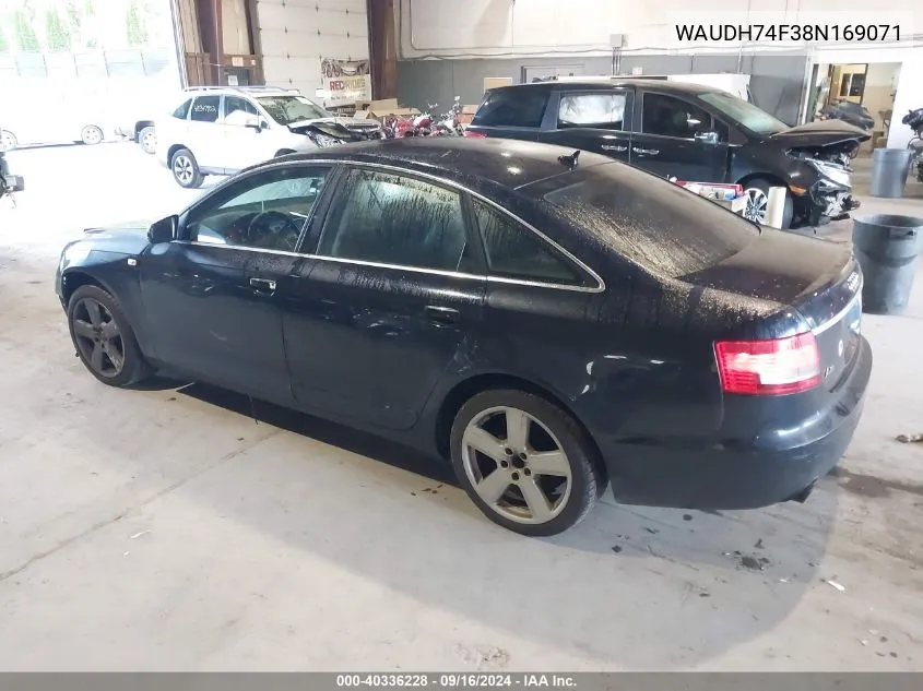 WAUDH74F38N169071 2008 Audi A6 3.2 Quattro