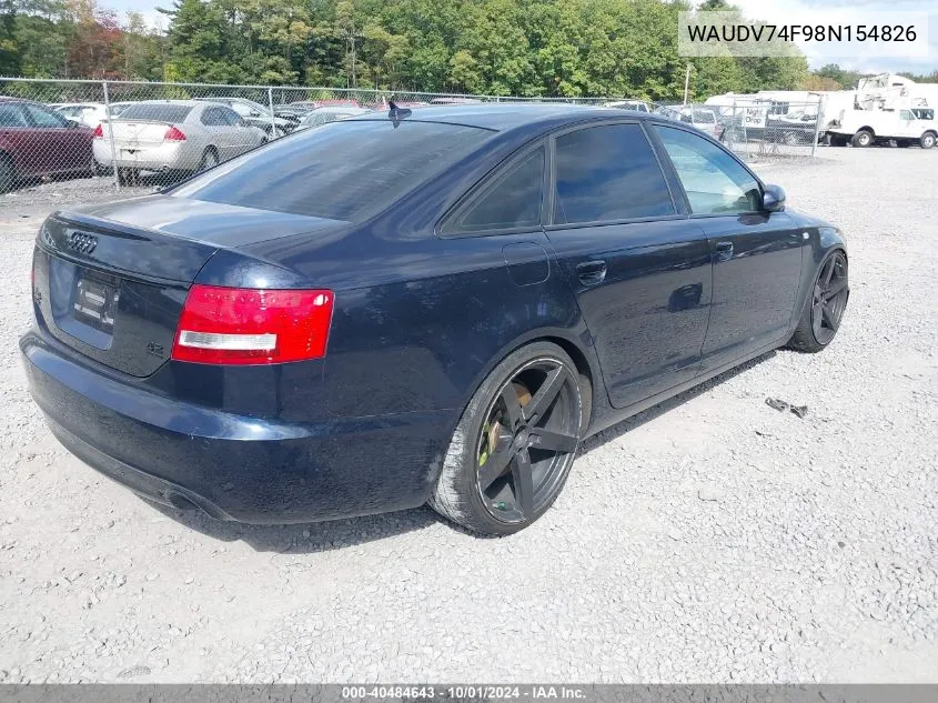 WAUDV74F98N154826 2008 Audi A6 4.2