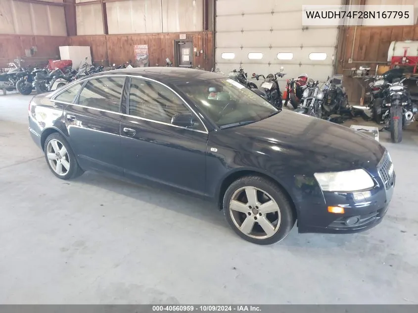 WAUDH74F28N167795 2008 Audi A6 3.2