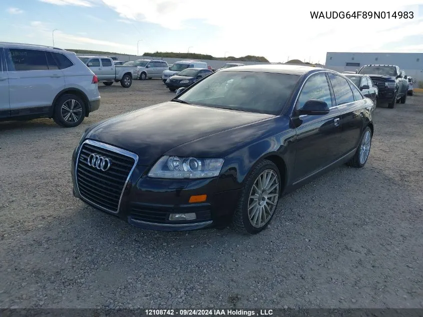 WAUDG64F89N014983 2009 Audi A6 Premium