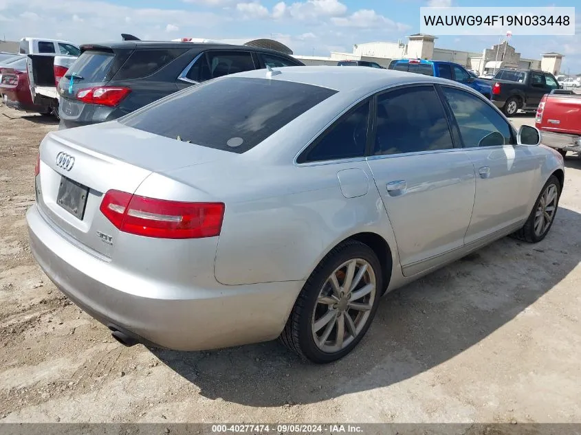 2009 Audi A6 3.0 Premium VIN: WAUWG94F19N033448 Lot: 40277474