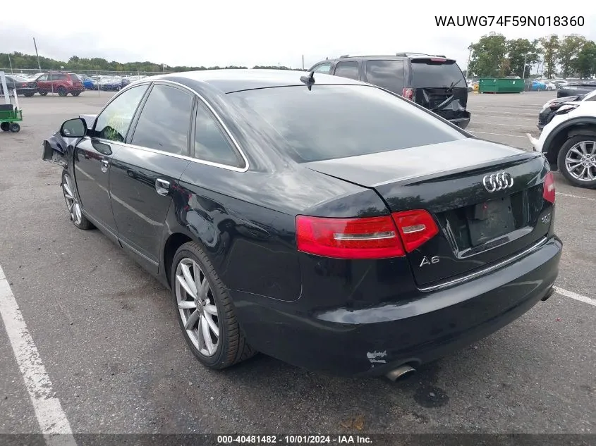 WAUWG74F59N018360 2009 Audi A6 Prestige