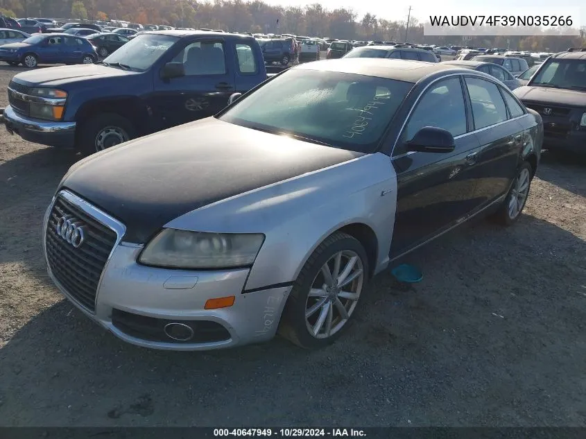 2009 Audi A6 4.2 Prestige VIN: WAUDV74F39N035266 Lot: 40647949