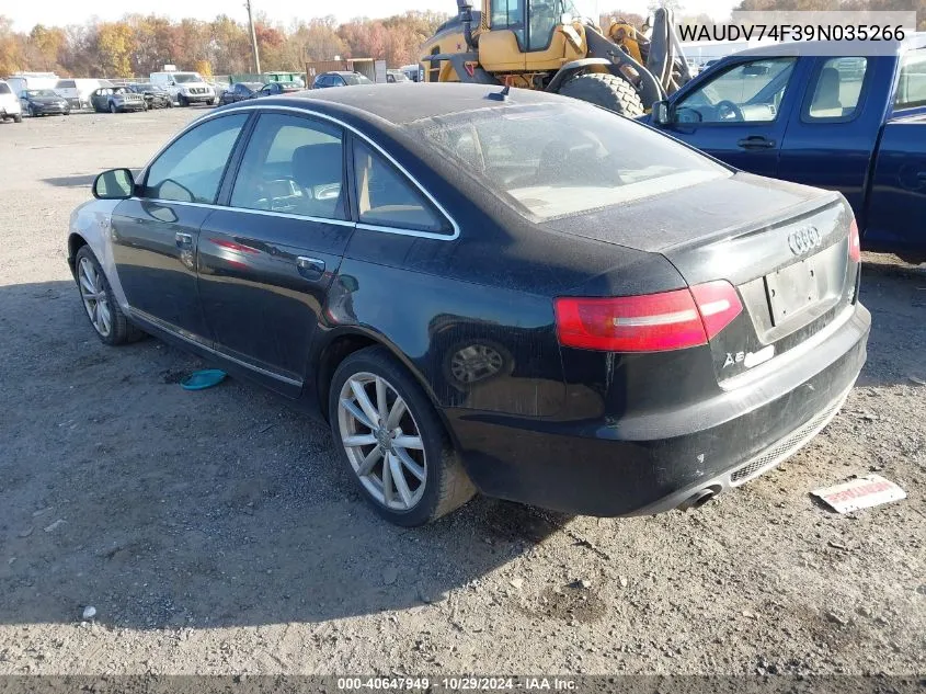 2009 Audi A6 4.2 Prestige VIN: WAUDV74F39N035266 Lot: 40647949