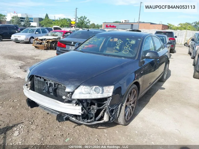 WAUPGCFB4AN053113 2010 Audi A6