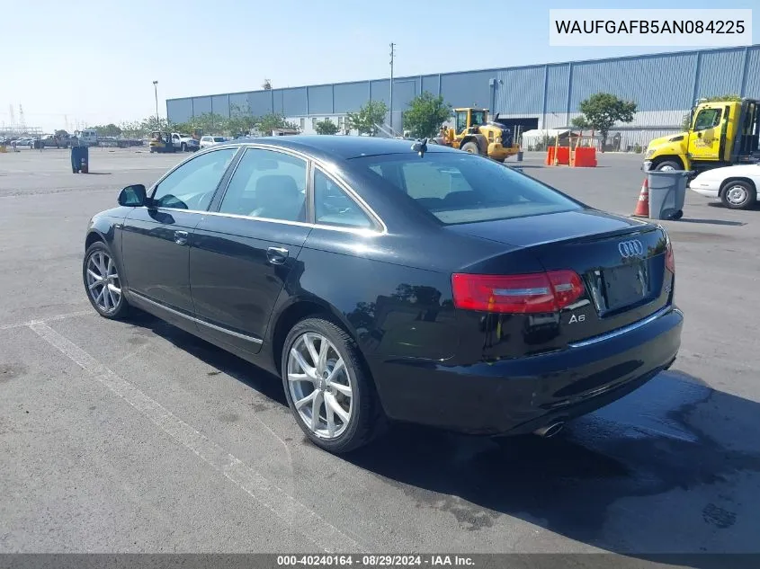 WAUFGAFB5AN084225 2010 Audi A6 3.0 Premium