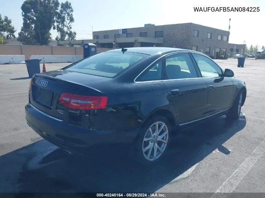 2010 Audi A6 3.0 Premium VIN: WAUFGAFB5AN084225 Lot: 40240164