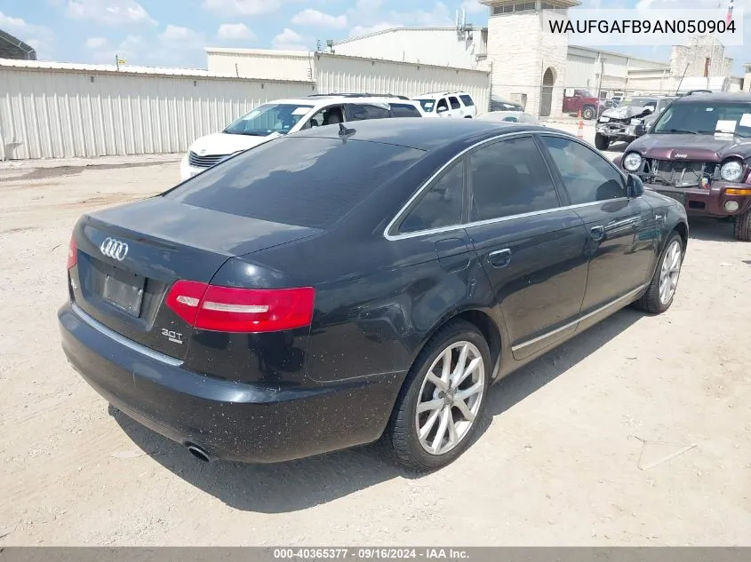 WAUFGAFB9AN050904 2010 Audi A6 3.0 Premium