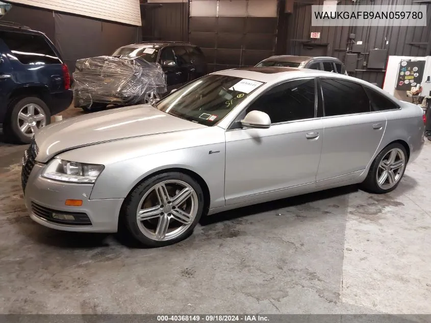 2010 Audi A6 3.0 Premium VIN: WAUKGAFB9AN059780 Lot: 40368149