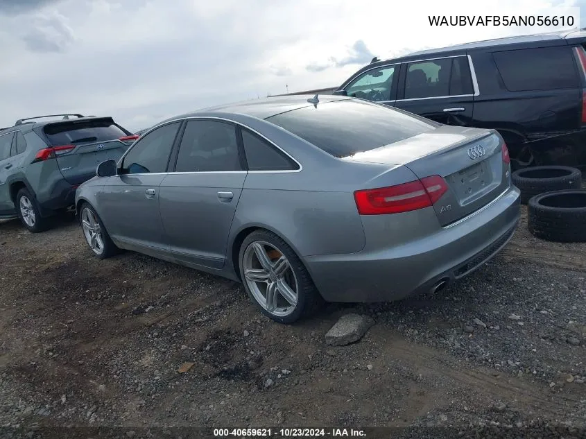 2010 Audi A6 4.2L Prestige VIN: WAUBVAFB5AN056610 Lot: 40659621