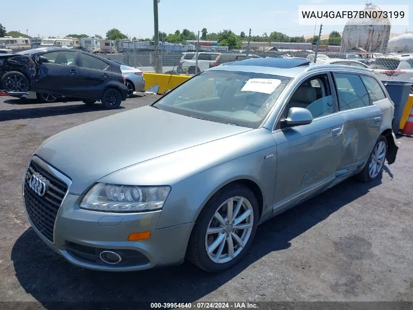 2011 Audi A6 3.0 Premium VIN: WAU4GAFB7BN073199 Lot: 39954640