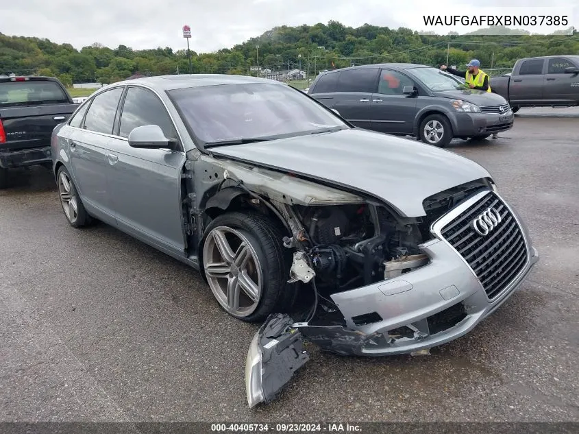 WAUFGAFBXBN037385 2011 Audi A6 3.0 Premium