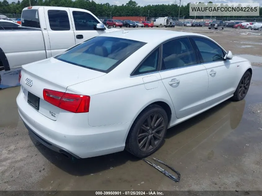 WAUFGAFC0CN042265 2012 Audi A6 3.0 Premium