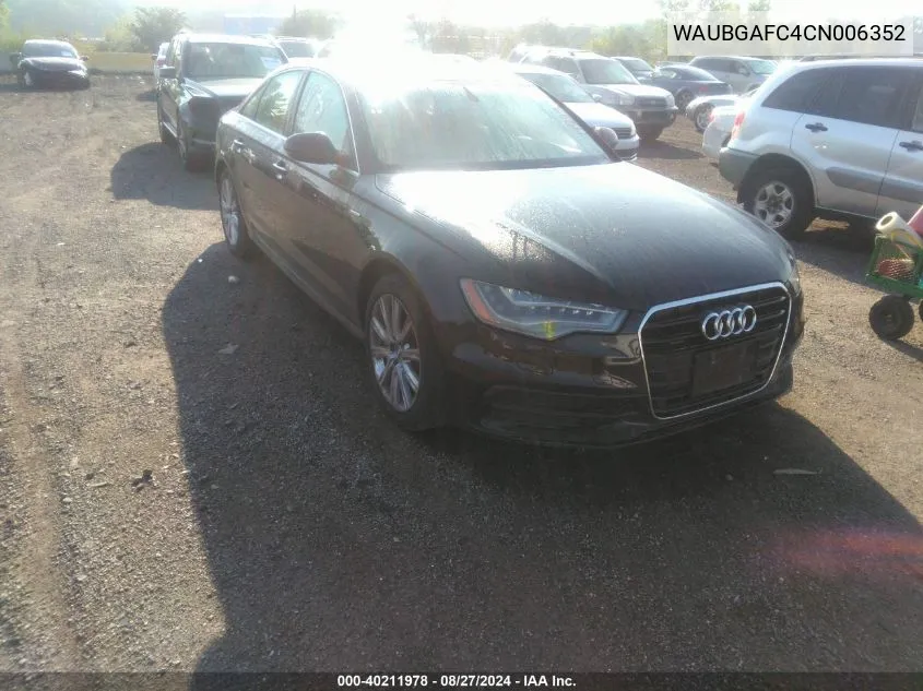 WAUBGAFC4CN006352 2012 Audi A6 3.0 Premium