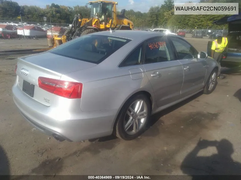 WAUHGAFC2CN059691 2012 Audi A6 3.0 Premium