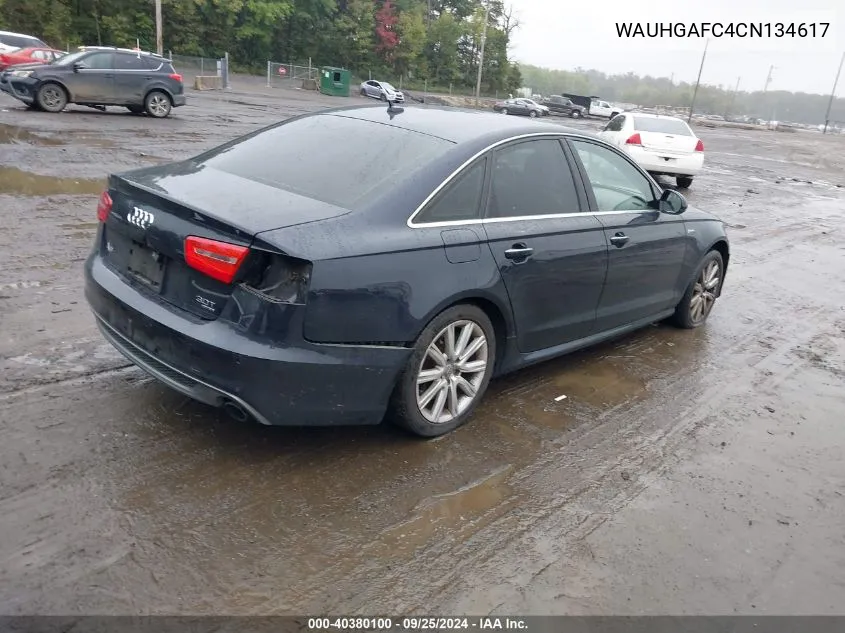 WAUHGAFC4CN134617 2012 Audi A6 3.0 Premium