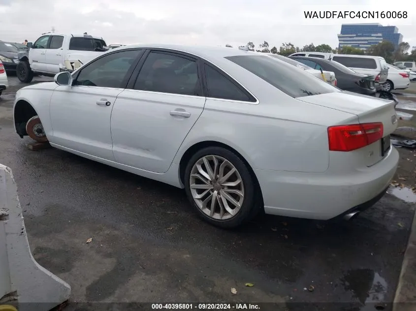 WAUDFAFC4CN160068 2012 Audi A6 2.0T Premium