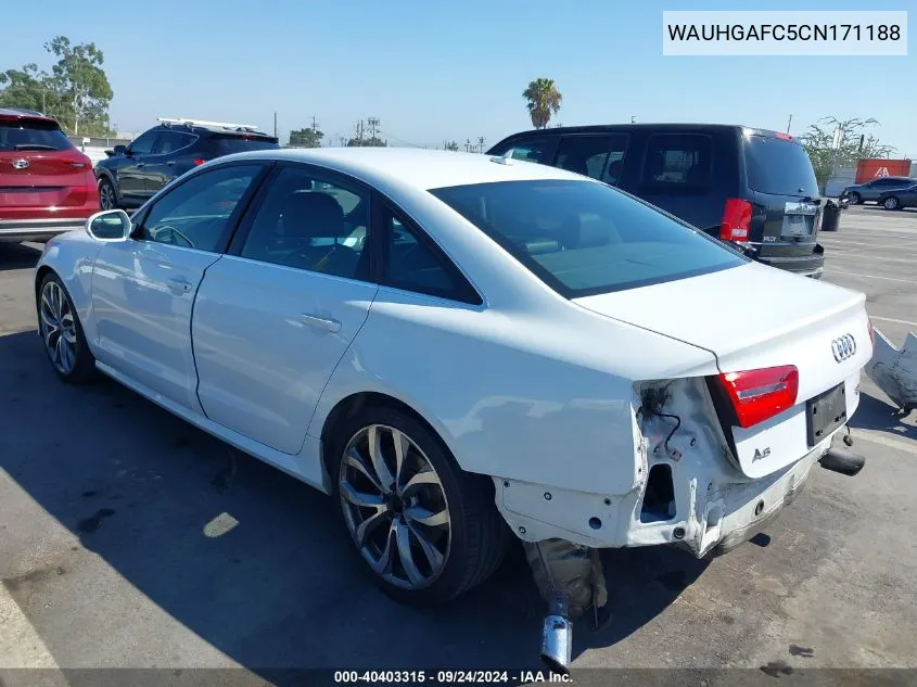 WAUHGAFC5CN171188 2012 Audi A6 3.0 Premium