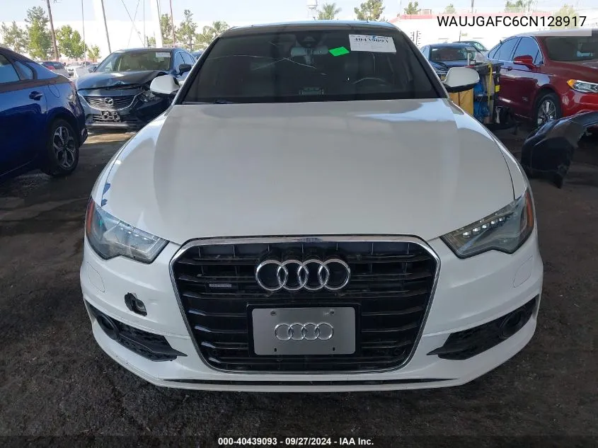 2012 Audi A6 3.0 Premium VIN: WAUJGAFC6CN128917 Lot: 40439093