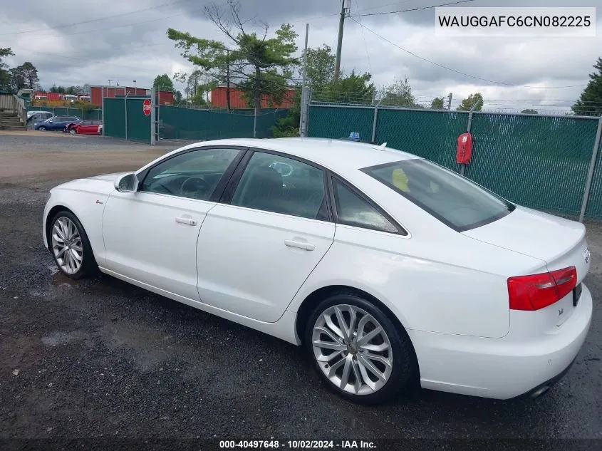 2012 Audi A6 3.0 Premium VIN: WAUGGAFC6CN082225 Lot: 40497648