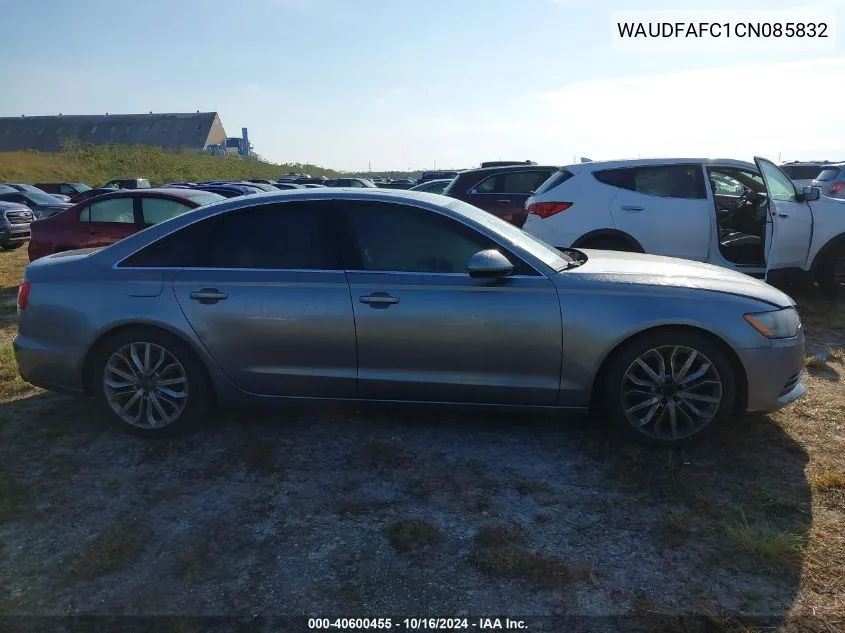 WAUDFAFC1CN085832 2012 Audi A6 2.0T Premium