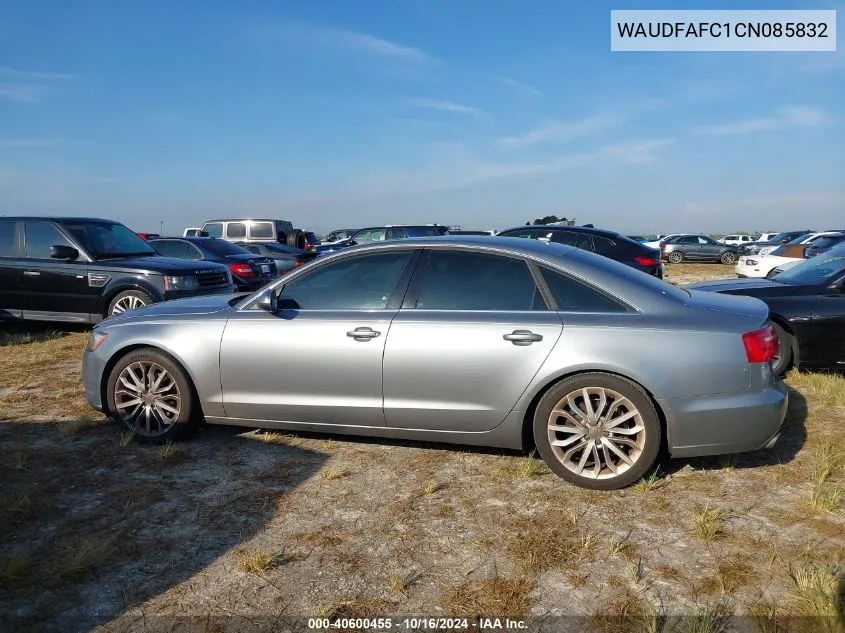 WAUDFAFC1CN085832 2012 Audi A6 2.0T Premium