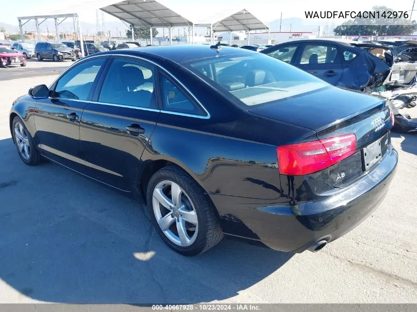 WAUDFAFC4CN142976 2012 Audi A6 2.0T Premium