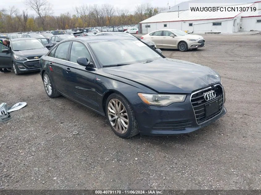 2012 Audi A6 3.0 Premium VIN: WAUGGBFC1CN130719 Lot: 40791170