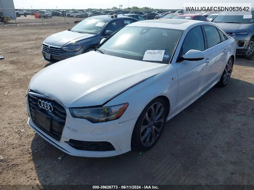 2013 Audi A6 3.0T Premium VIN: WAUJGAFC5DN063642 Lot: 39626773