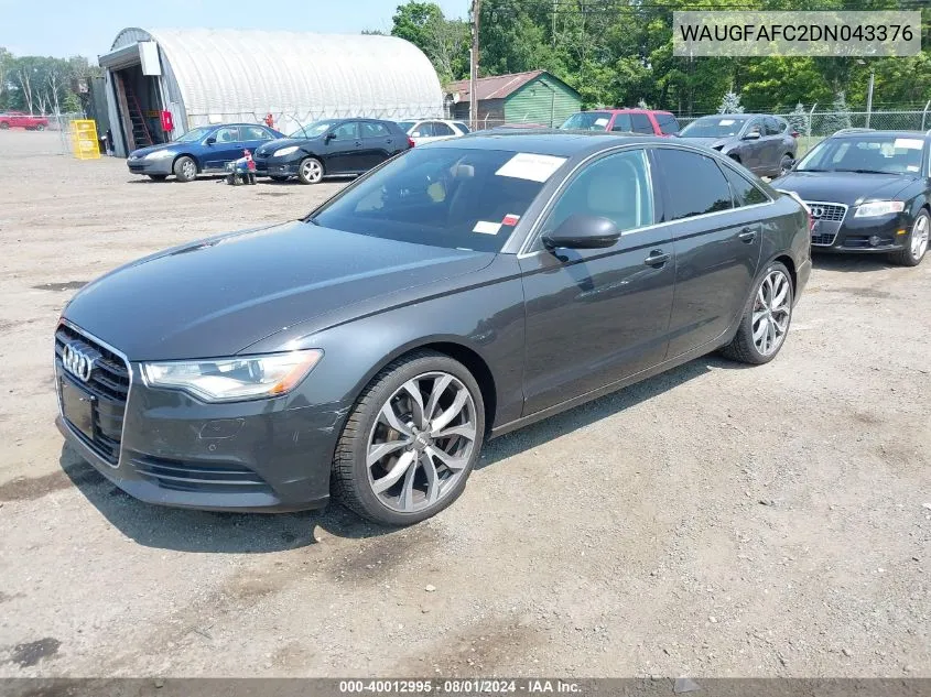 WAUGFAFC2DN043376 2013 Audi A6 2.0T Premium