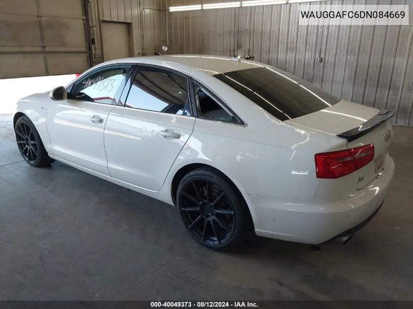 WAUGGAFC6DN084669 2013 Audi A6 3.0T Premium