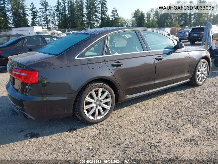 WAUHGAFC3DN033005 2013 Audi A6 Prestige