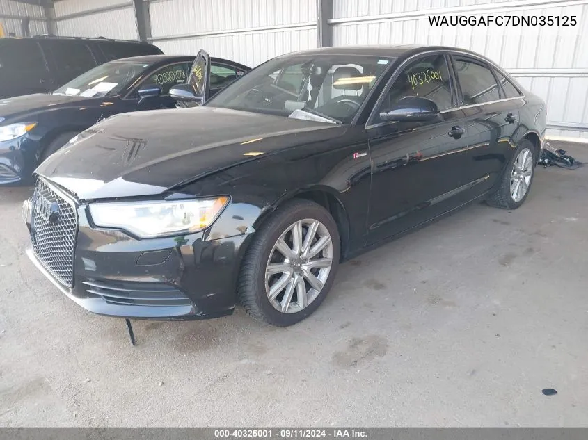 WAUGGAFC7DN035125 2013 Audi A6 Premium Plus