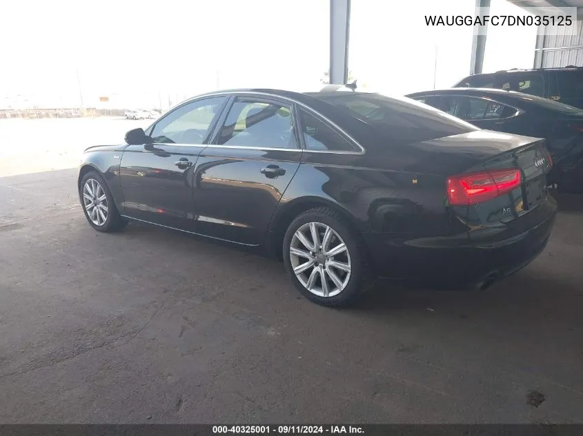 WAUGGAFC7DN035125 2013 Audi A6 Premium Plus