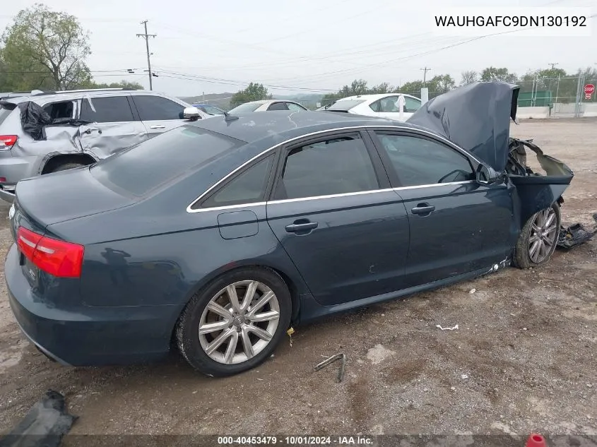 WAUHGAFC9DN130192 2013 Audi A6 Prestige