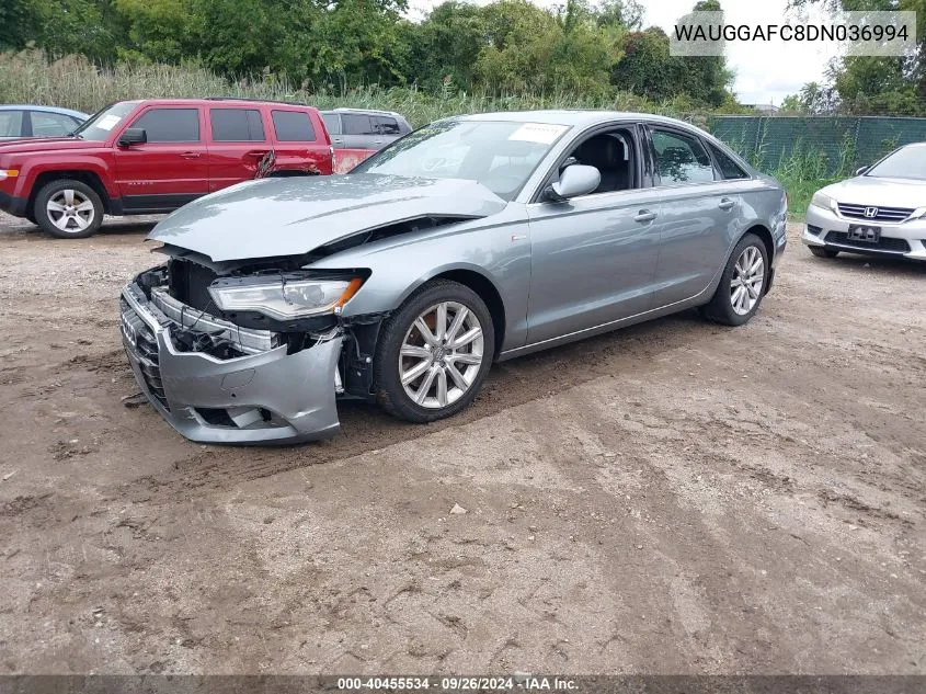 2013 Audi A6 3.0T Premium VIN: WAUGGAFC8DN036994 Lot: 40455534