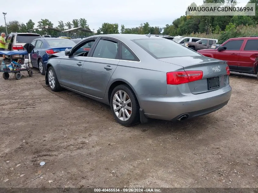 WAUGGAFC8DN036994 2013 Audi A6 3.0T Premium