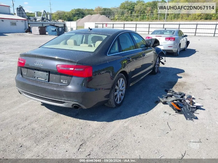 2013 Audi A6 Prestige VIN: WAUHGAFC2DN067114 Lot: 40463645